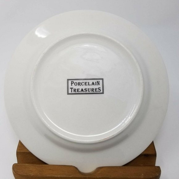 Porcelain Treasures Dessert Plates Antique Chairs - Picture 8 of 12